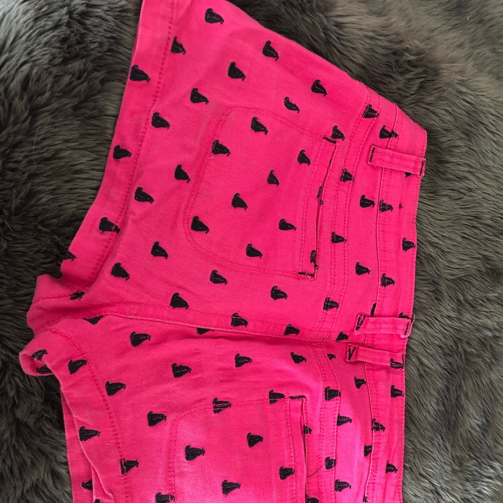 Pink and blue sailboat shorts